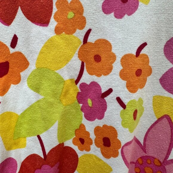 Hanna Anderson‎ Vintage-Inspired Floral Print Button-Up Cardigan Sweater Size M - Picture 6 of 8